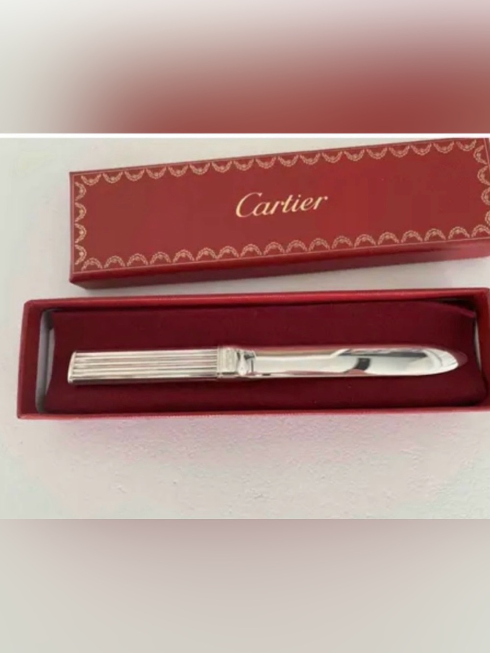 CARTIER LAPIS LETTER
OPENER WITH BOX